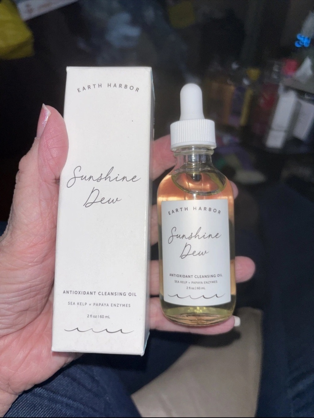 Sunshine Dew Antioxidant Cleansing Oil — Clear/Light Gold 60ml. New!